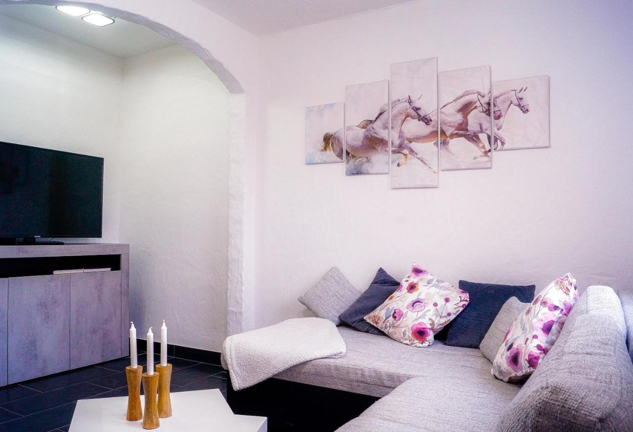 Moderne Ferienwohnung Black Beauty Auf Idyllischem Reiterhof Naehe Burg Eltz Münstermaifeld エクステリア 写真
